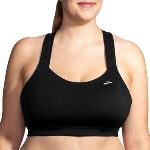 Brooks Women's Size S ? Sports Bra Uplift Crossback Black No Padding Stretch